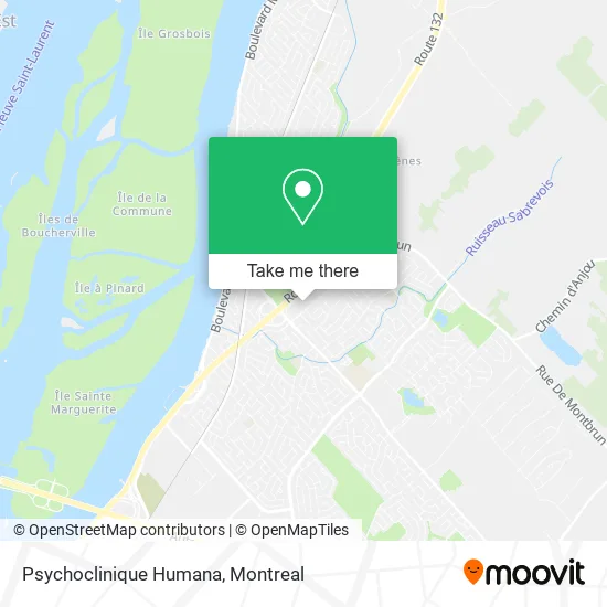 Psychoclinique Humana map