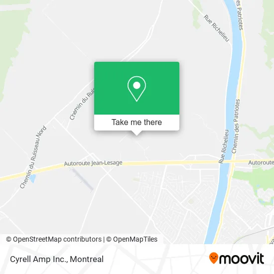 Cyrell Amp Inc. map