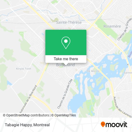 Tabagie Happy map