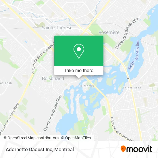 Adornetto Daoust Inc map