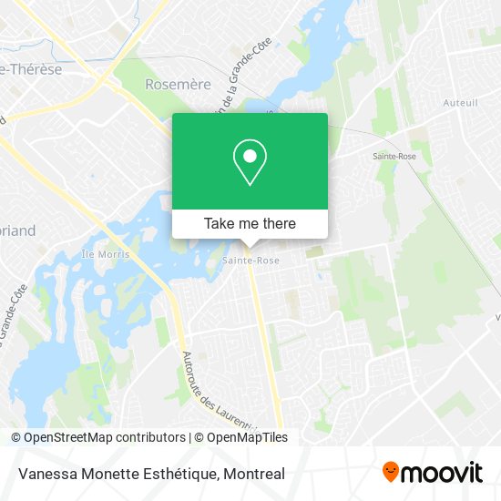 Vanessa Monette Esthétique map
