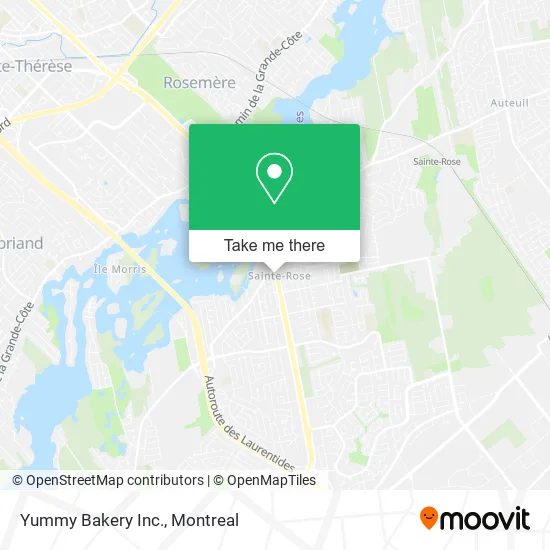 Yummy Bakery Inc. map