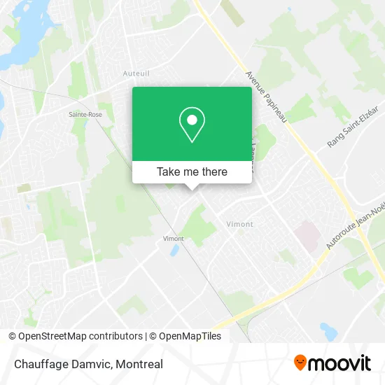 Chauffage Damvic map