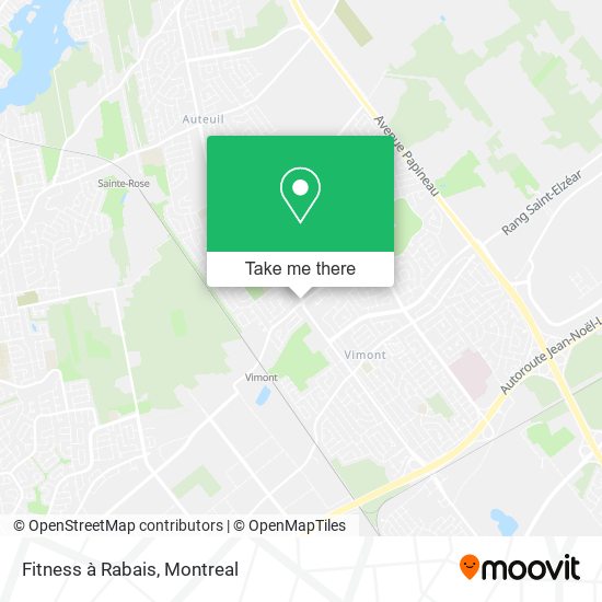 Fitness à Rabais map
