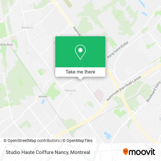 Studio Haute Coiffure Nancy map
