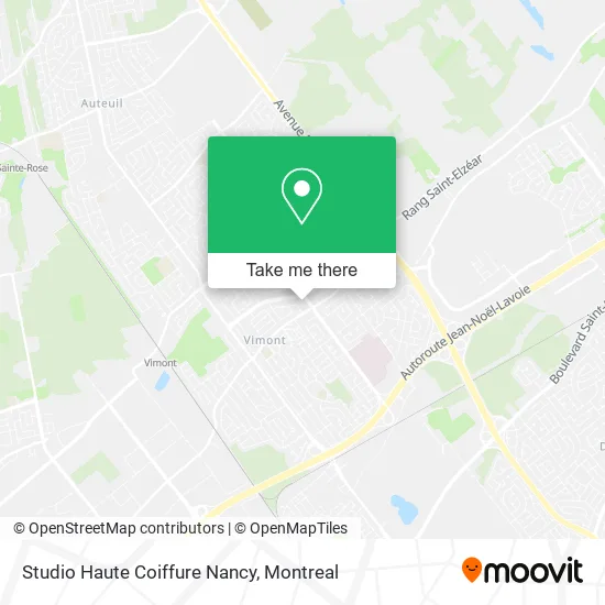 Studio Haute Coiffure Nancy map