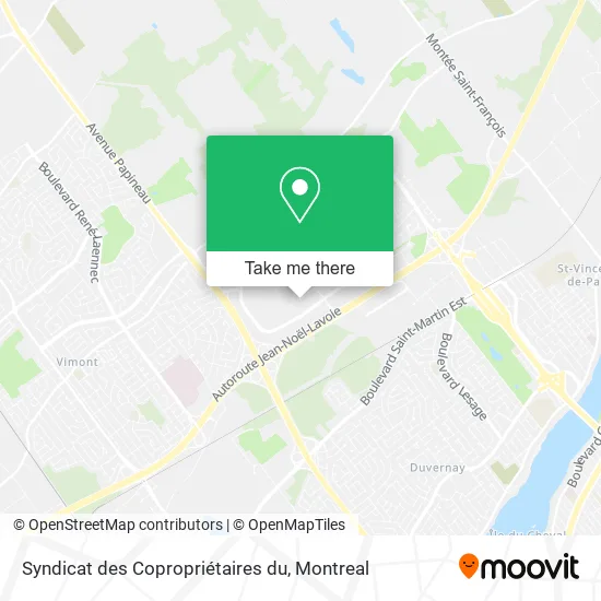 Syndicat des Copropriétaires du map
