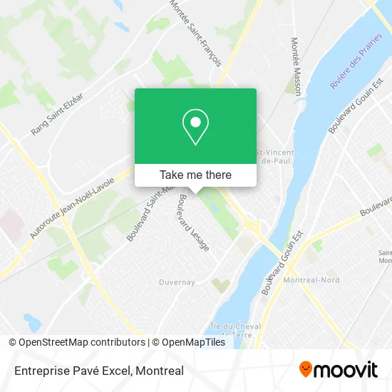 Entreprise Pavé Excel map