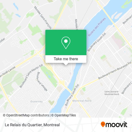 Le Relais du Quartier map