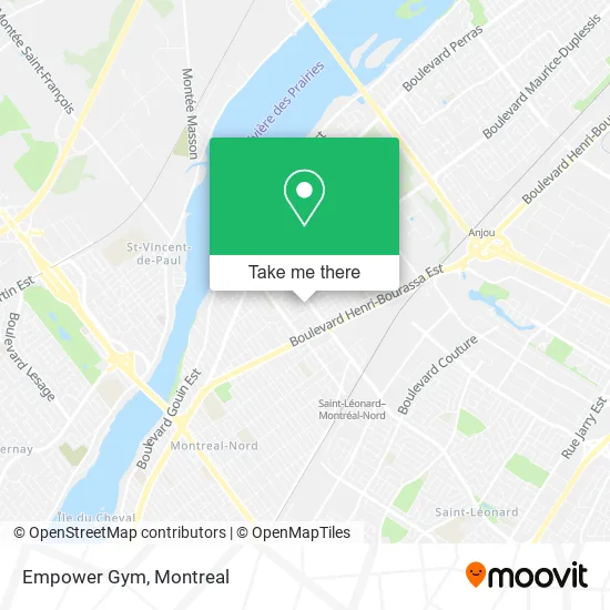 Empower Gym map