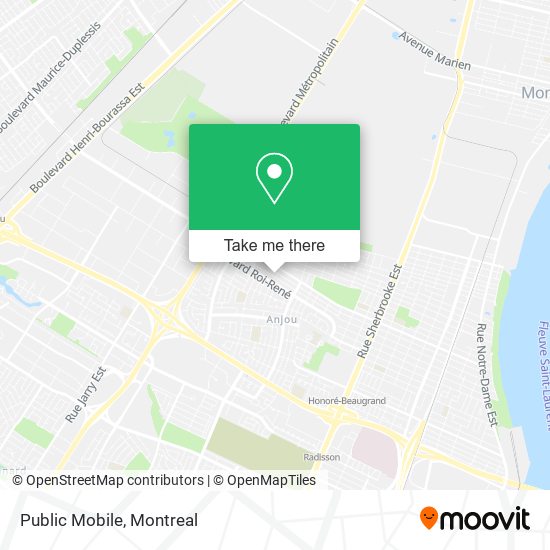 Public Mobile map