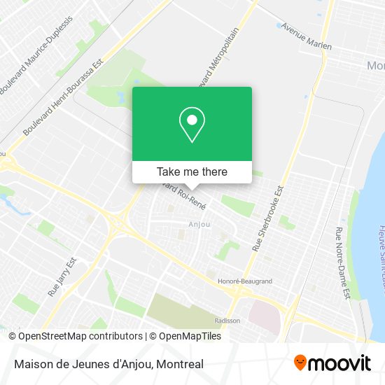 Maison de Jeunes d'Anjou map