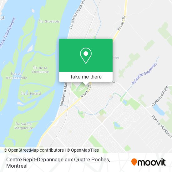 Centre Répit-Dépannage aux Quatre Poches map