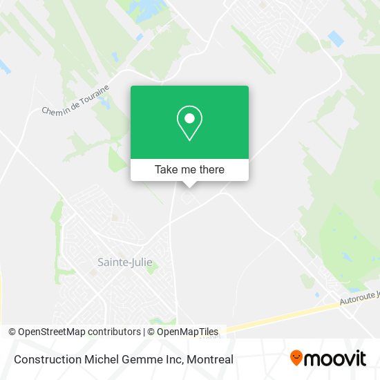 Construction Michel Gemme Inc map