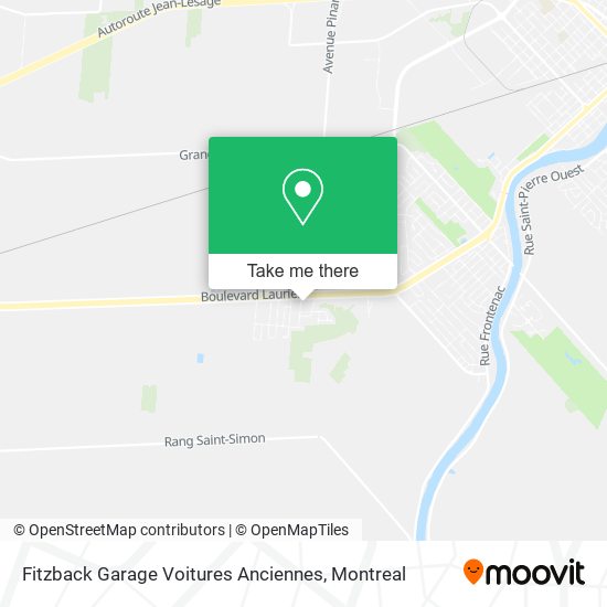 Fitzback Garage Voitures Anciennes map