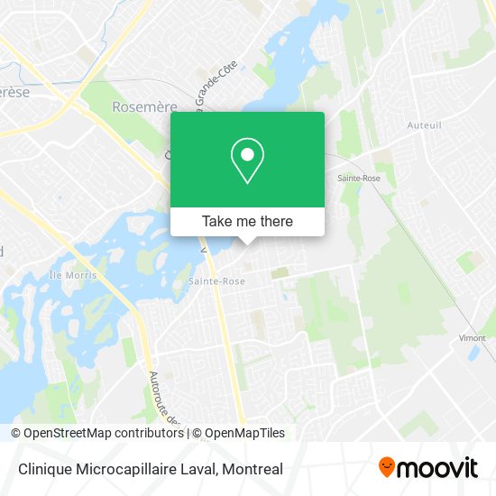 Clinique Microcapillaire Laval map
