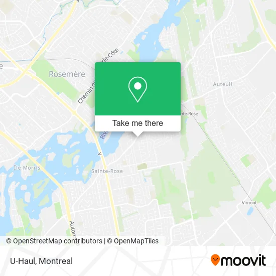 U-Haul map