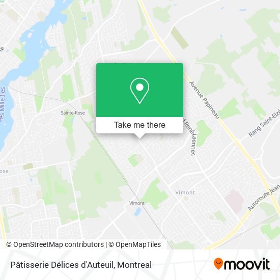 Pâtisserie Délices d'Auteuil map