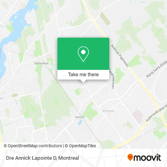 Dre Annick Lapointe D map