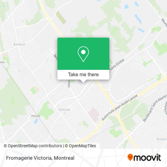 Fromagerie Victoria map