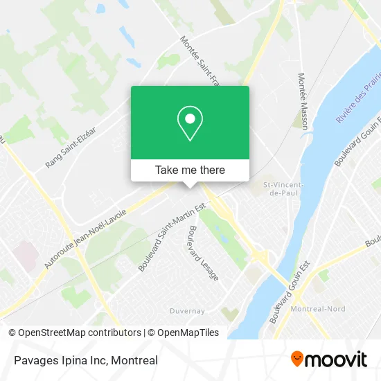 Pavages Ipina Inc map