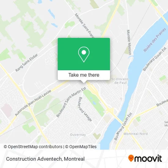 Construction Adventech map