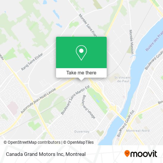 Canada Grand Motors Inc map