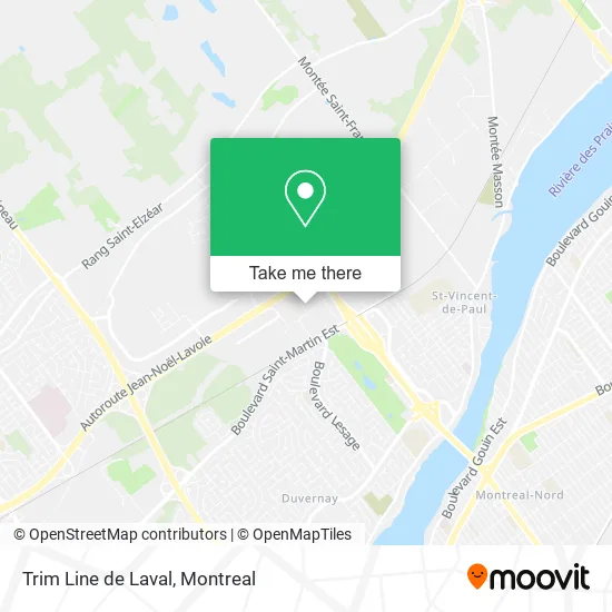 Trim Line de Laval map