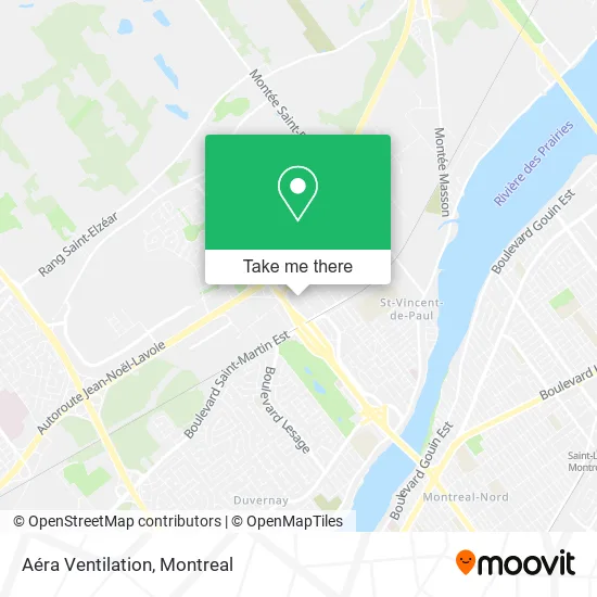 Aéra Ventilation map