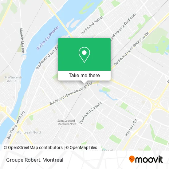 Groupe Robert map
