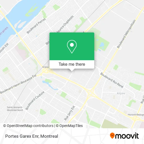 Portes Garex Enr map
