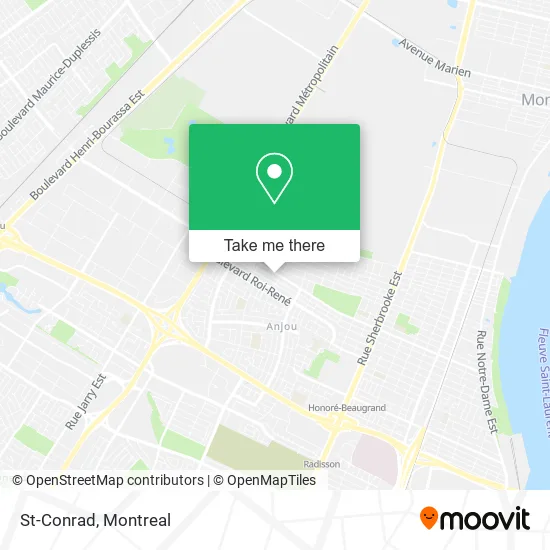 St-Conrad map