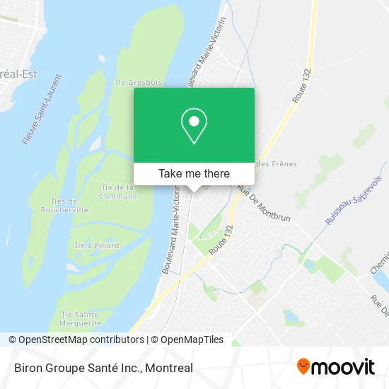 Biron Groupe Santé Inc. map