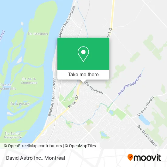 David Astro Inc. map