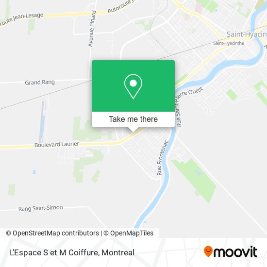 L'Espace S et M Coiffure map