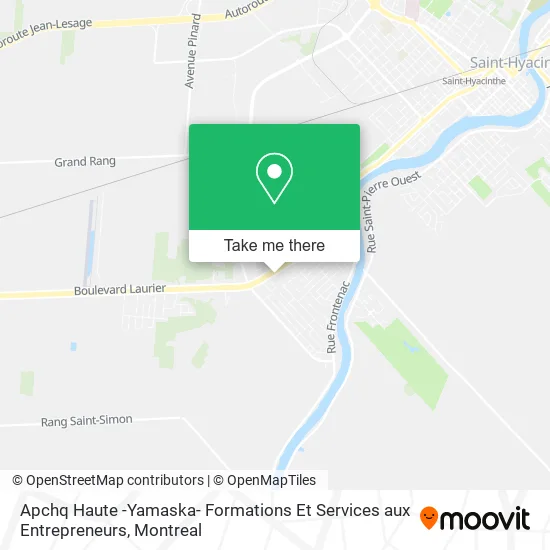 Apchq Haute -Yamaska- Formations Et Services aux Entrepreneurs map