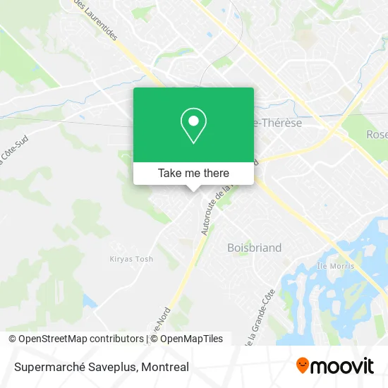 Supermarché Saveplus map