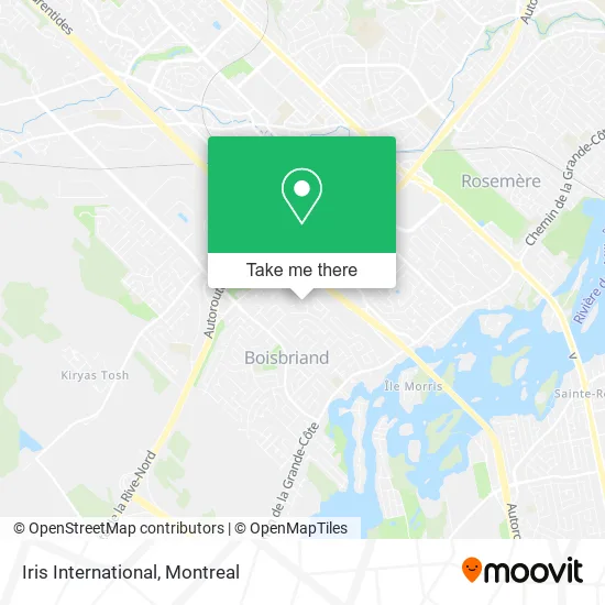 Iris International map