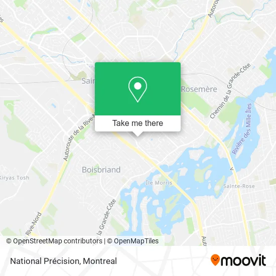 National Précision map