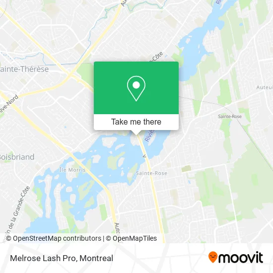 Melrose Lash Pro map