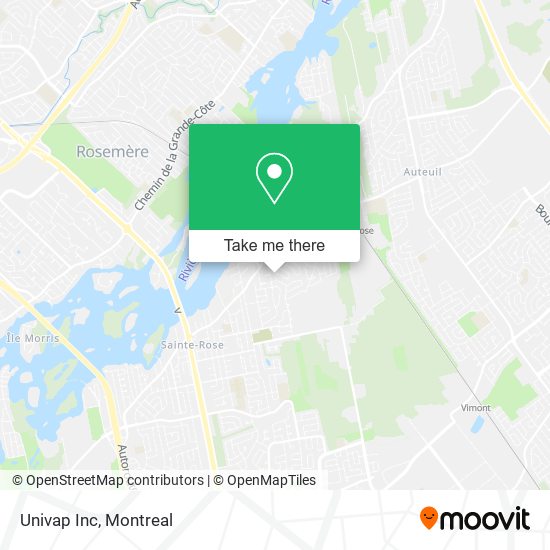 Univap Inc map