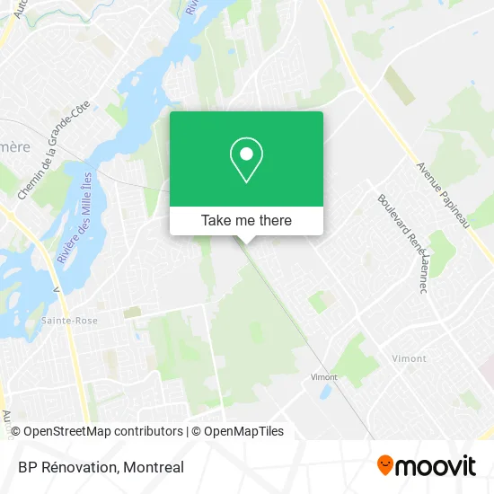 BP Rénovation map