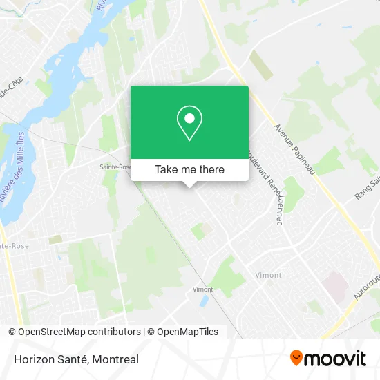 Horizon Santé map