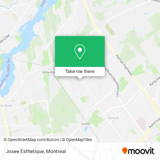 Josee Esthetique map