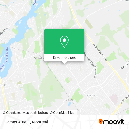 Ucmas Auteuil map