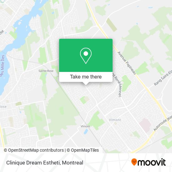 Clinique Dream Estheti map