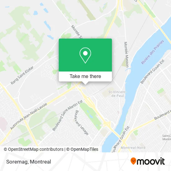 Soremag map