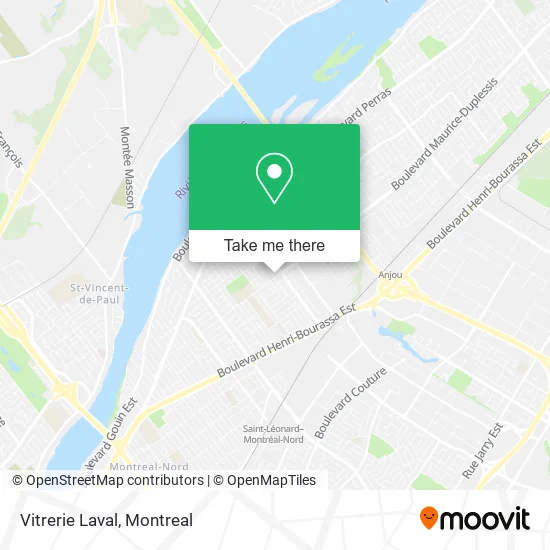 Vitrerie Laval map