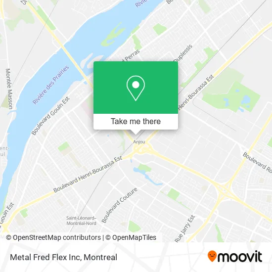 Metal Fred Flex Inc map