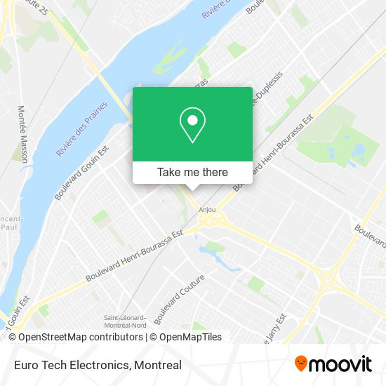 Euro Tech Electronics map